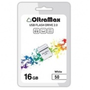 USB 16 Gb OltraMax 50 белая * Карта памяти