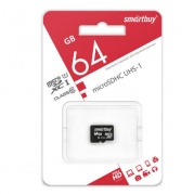 MICRO SDXC (Trans Flash) 64Gb Smart Buy (class 10) * Карта памяти