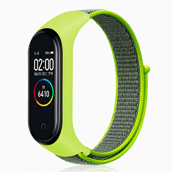 Ремешок Xiaomi Mi Band 3/4 спортивный на липучке зеленый 111872 * Ремешок 