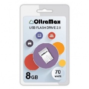 USB 8 Gb OltraMax 70 White * Карта памяти