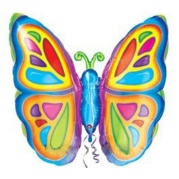 Шар воздушный фольгированный Бабочка яркая