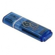 USB 64 Gb Smart Buy Glossy series Blue * Карта памяти