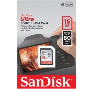 SDHC 16Gb Sandisk Ultra UHS-I (class 10) * Карта памяти