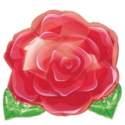Шар воздушный фольгированный Роза красная