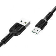 Micro USB HOCO Surge Flash Charging X33m , черный * Дата-кабель USB