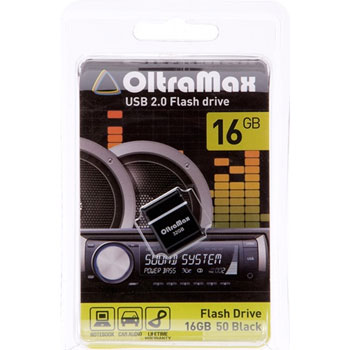USB 16 Gb OltraMax 50 черная * Карта памяти