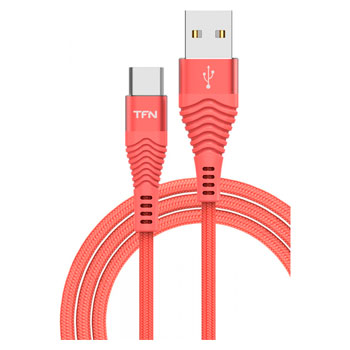 Micro USB 1м., коралл Forza * Дата-кабель USB TFN