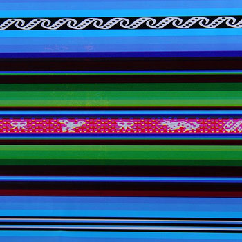 Лист упаковочный, 70х100см, голография, "Полоски" синий 1258102 Лист упаковочный, 70х100см, голография, "Полоски" синий 1258102