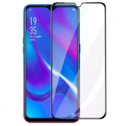 Защитное стекло Realme C3/5/6i/C11/Oppo A5 (2020) черное FScr *Защ.стекло Gresso