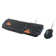Клавиатура проводная+мышь Ritmix RKC-055 Black * Комплект