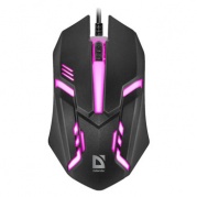 Мышь проводная DEFENDER MB-560L Cyber, черная , USB * Мышь