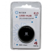 Хаб USB HUB 5Bites HB24-200BK, черный * Разветвитель