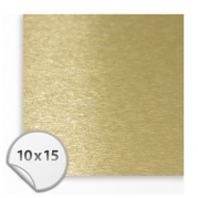 Пластинка Алюминий 100*150 сублим. pearlized gold SA102