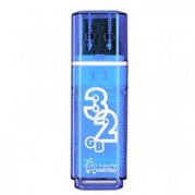 USB 32 Gb Smart Buy Glossy series Blue * Карта памяти