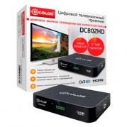 DVB-T2 D-COLOR DC802HD * Цифровой ресивер