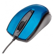 Мышь проводная Gembird MOP-405-B синяя * Мышь