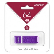 USB 64 Gb Smart Buy Quartz series Violet * Карта памяти