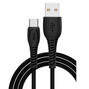 USB-Type-C 1,0м. 5A Forza  Black * Дата-кабель TFN