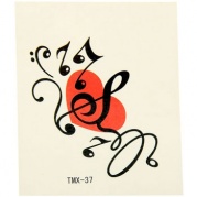 Наклейка "Скрипичный ключ" тату 5,3×6,3см (tmx-37) 1252300 * Наклейка