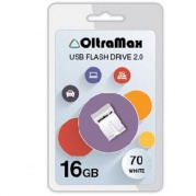 USB 16 Gb OltraMax 70 белая * Карта памяти