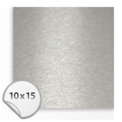 Пластинка Алюминий 100*150 сублим. pearlized silver SA202
