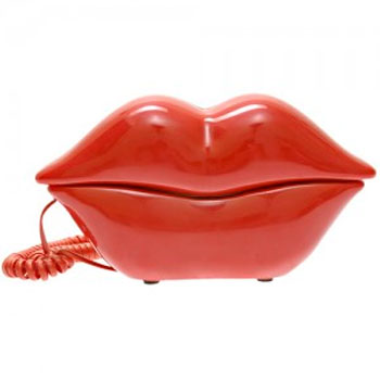 "Телефон губы" 23х12, красн. пластик 431452 * Сувенир 