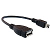 Кабель OTG, USB-mini USB, 15 см Partner 030631 * Кабель