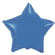 Шар воздушный фольгированный 18" Звезда BLUE