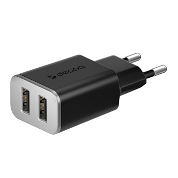 USB 2 2400 mA черное (11380) * СЗУ Deppa