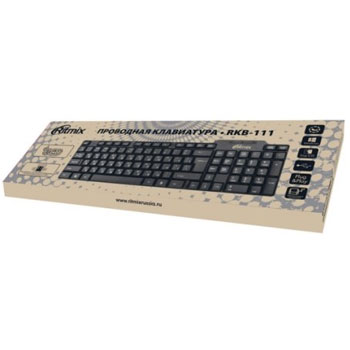 Клавиатура Ritmix RKB-111 черная * Клавиатура Клавиатура Ritmix RKB-111 черная * Клавиатура