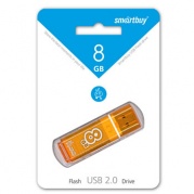 USB 8 Gb Smart Buy Glossy series Orange * Карта памяти