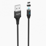 Apple 8-pin HOCO U76 Fresh magnetic черный * Дата-кабель 