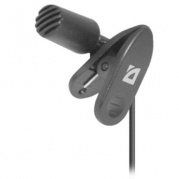 Микрофон Defender Mic-109 , клипса, черный * Микрофон