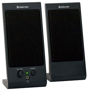 Колонки для компьютера DEFENDER SPK-170 2.0 Black * Колонки для компьютера