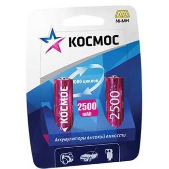 КОСМОС AA 2500mAh * Аккумулятор