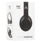 Наушники Bluetooth P47 черные * Наушники беспроводные
