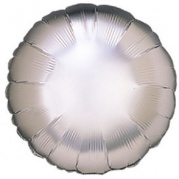 Шар воздушный фольгированный 18" Круг SILVER