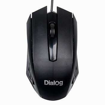 Мышь проводная DIALOG Comfort MOC-19U Black 116495 * Мышь