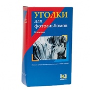 Уголки Image Art 1828-B, 36шт, черные * Уголки