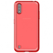 SAMSUNG A015 Galaxy A01 2020 красный * Чехол ACover Araree