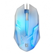 Мышь проводная DEFENDER MB-560L Cyber, белая , USB * Мышь