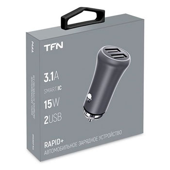 АЗУ USB 2 3100 mA серый (CCRPD02) * АЗУ TFN