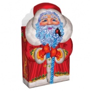 Коробка сборная 12,5х7,5х15см NY "Дедушка Мороз",882469 * Коробка