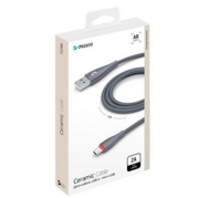 Micro USB DEPPA 1м. Ceramic, серый 72286 * Дата-кабель
