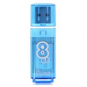 USB 8 Gb Smart Buy Glossy series Green * Карта памяти