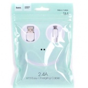 Micro USB HOCO X13m Easy charged белый * Дата-кабель