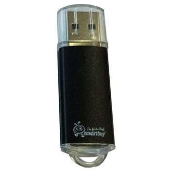 USB 16 Gb Smart Buy V-Cut Black * Карта памяти