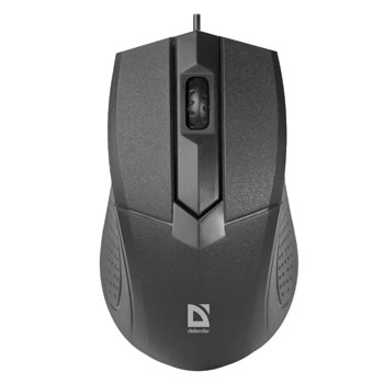 Мышь проводная DEFENDER MB-270 Optimum черная USB * Мышь