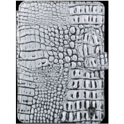 Чехол для Pocketbook 611/613 кожа (рептилия белая -15) * Чехол 