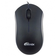 Мышь проводная RITMIX ROM-111 серая * Мышь